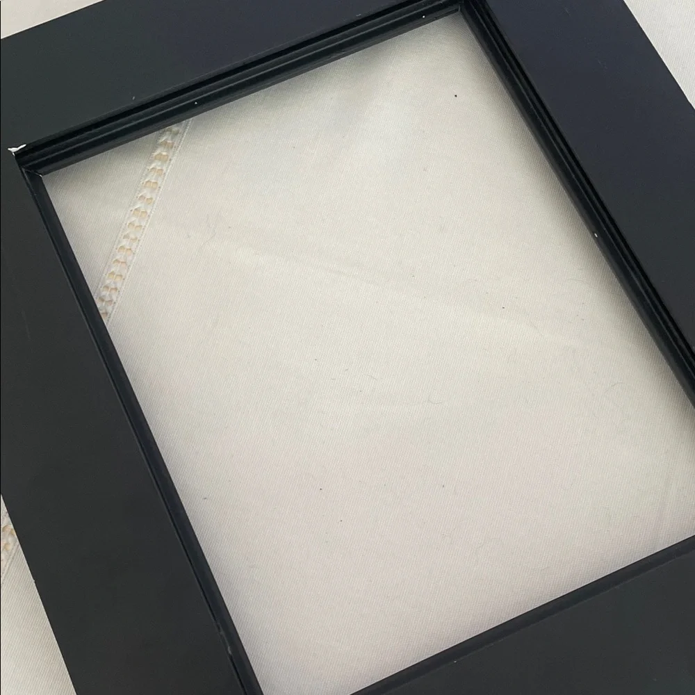 Solid Black Picture Frame Set of 3